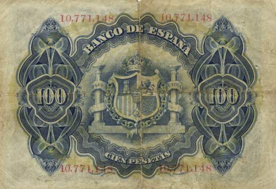 100 Pesetas 30.6.1906
